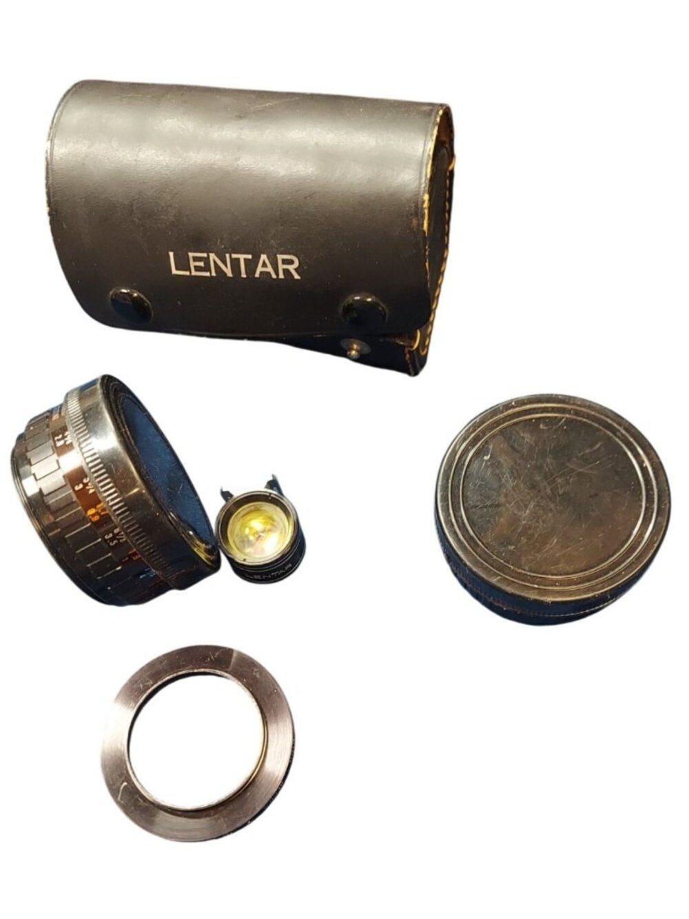 Lentar Camera Lens Set With Case - Vintage Photography Accessories 1541